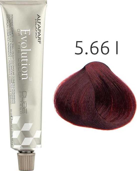 Alfaparf Evolution of the Color CUBE hajfesték - 5.66I 60ml Light Intense Red Brown képe 1